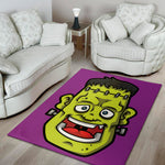 Cartoon Frankenstein Print Area Rug