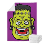 Cartoon Frankenstein Print Blanket