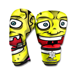 Cartoon Frankenstein Print Boxing Gloves