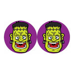 Cartoon Frankenstein Print Car Coasters
