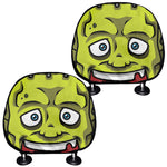 Cartoon Frankenstein Print Car Headrest Covers