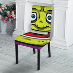 Cartoon Frankenstein Print Dining Chair Slipcover