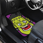 Cartoon Frankenstein Print Front and Back Car Floor Mats