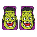 Cartoon Frankenstein Print Front Car Floor Mats