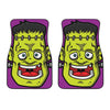 Cartoon Frankenstein Print Front Car Floor Mats