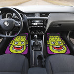 Cartoon Frankenstein Print Front Car Floor Mats