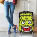 Cartoon Frankenstein Print Luggage Cover