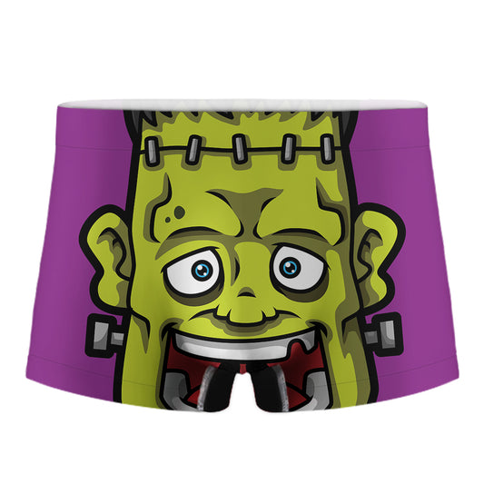 Cartoon Frankenstein Print Men's Boxer Briefs