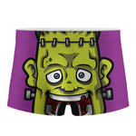 Cartoon Frankenstein Print Men's Boxer Briefs