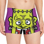 Cartoon Frankenstein Print Men's Boxer Briefs