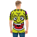 Cartoon Frankenstein Print Men's T-Shirt