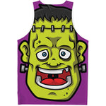 Cartoon Frankenstein Print Men's Tank Top