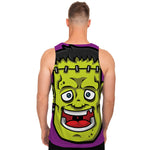 Cartoon Frankenstein Print Men's Tank Top