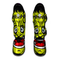 Cartoon Frankenstein Print Muay Thai Shin Guards