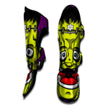 Cartoon Frankenstein Print Muay Thai Shin Guard