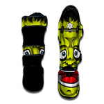 Cartoon Frankenstein Print Muay Thai Shin Guard