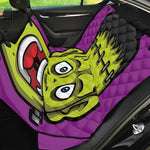 Cartoon Frankenstein Print Pet Car Back Seat Cover
