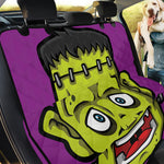 Cartoon Frankenstein Print Pet Car Back Seat Cover
