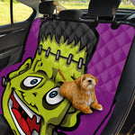 Cartoon Frankenstein Print Pet Car Back Seat Cover