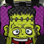 Cartoon Frankenstein Print Pet Car Back Seat Cover