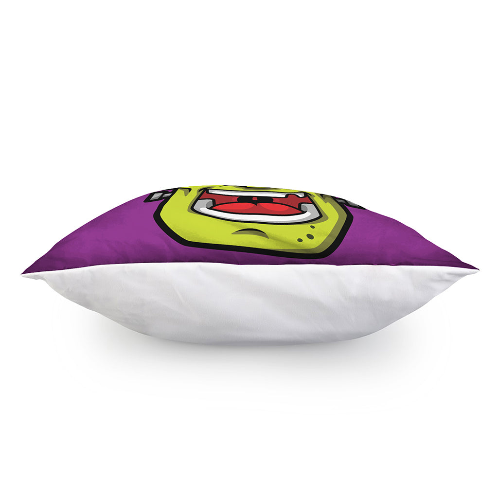 Cartoon Frankenstein Print Pillow Cover