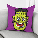 Cartoon Frankenstein Print Pillow Cover