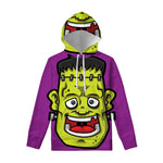 Cartoon Frankenstein Print Pullover Hoodie