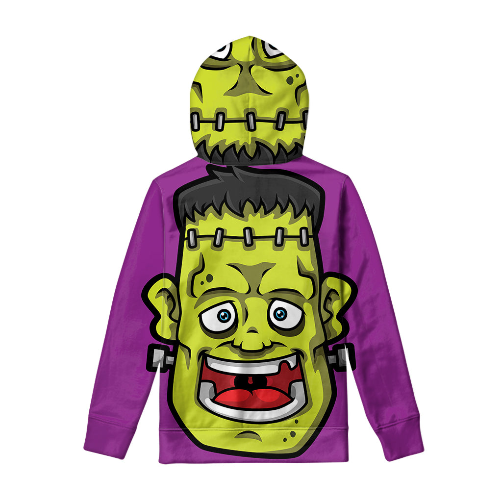 Cartoon Frankenstein Print Pullover Hoodie