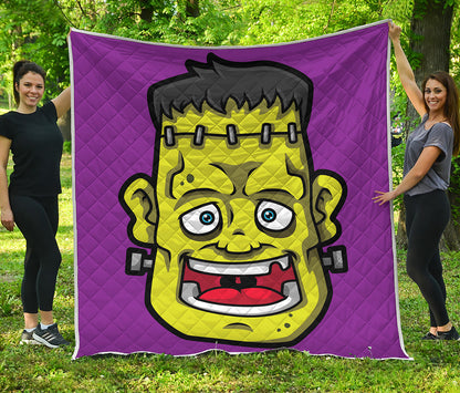 Cartoon Frankenstein Print Quilt