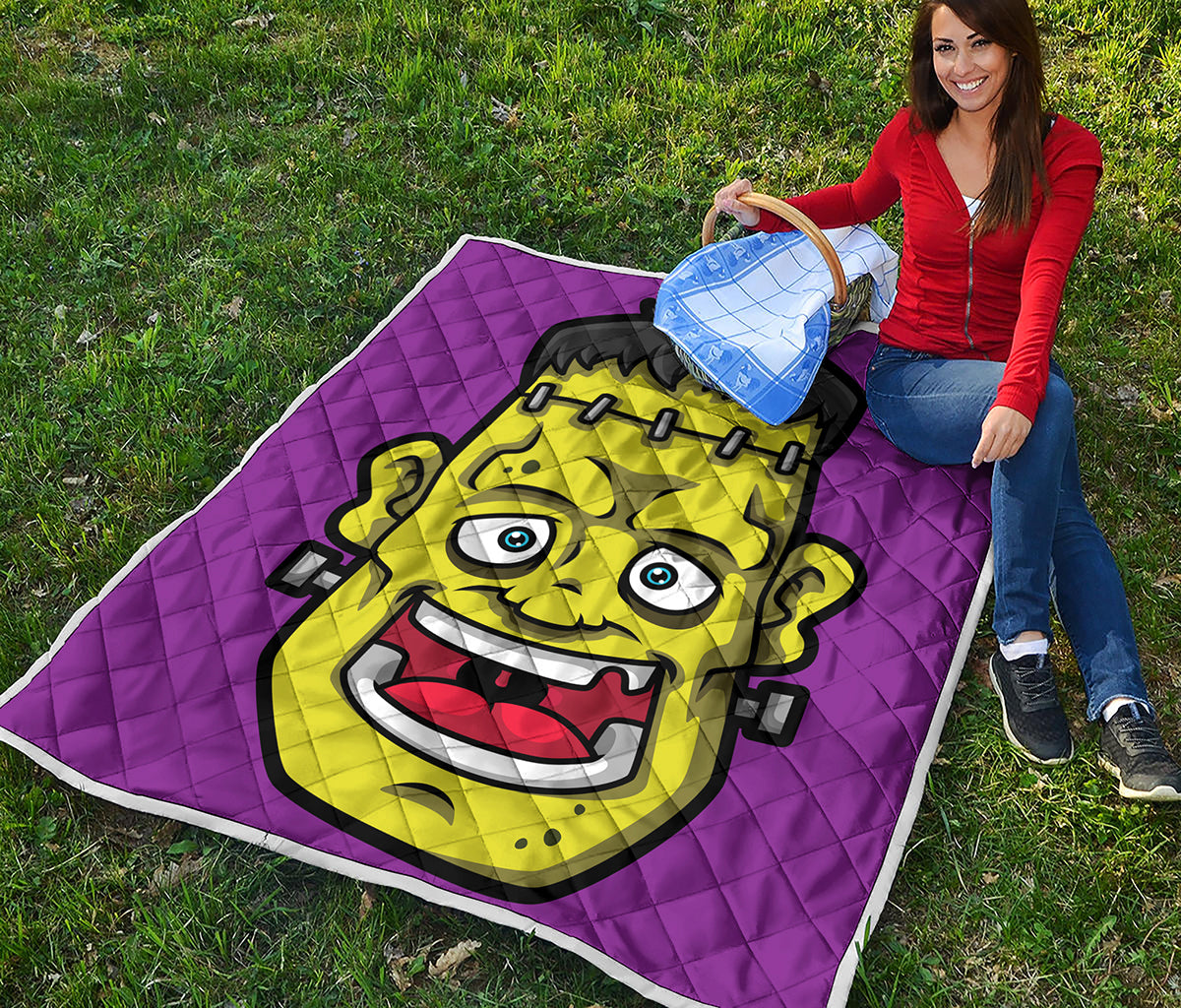 Cartoon Frankenstein Print Quilt