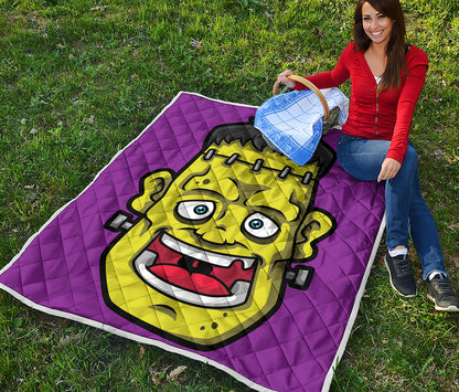 Cartoon Frankenstein Print Quilt