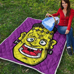 Cartoon Frankenstein Print Quilt
