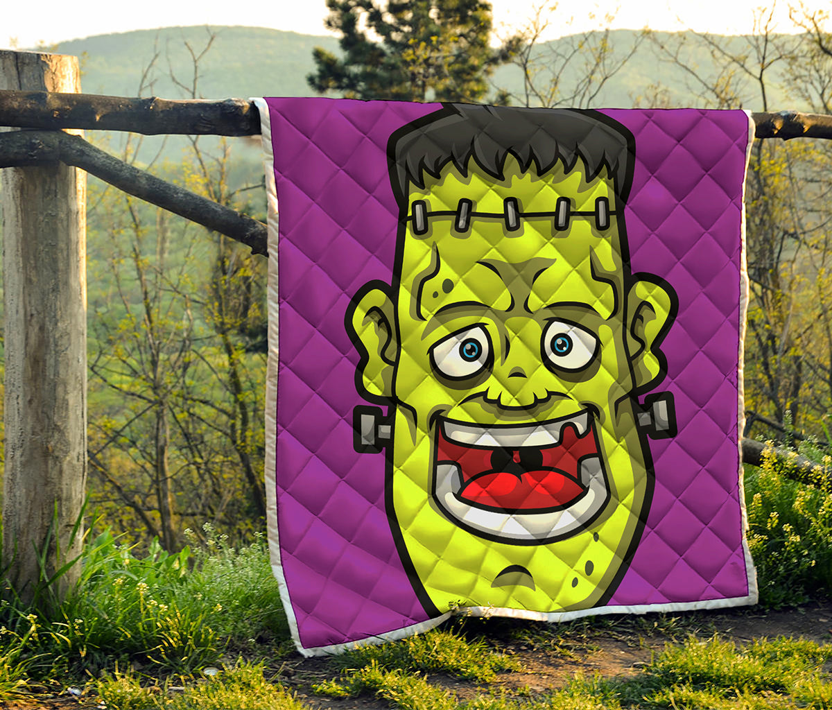 Cartoon Frankenstein Print Quilt