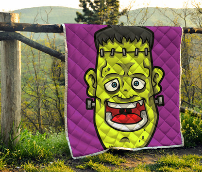 Cartoon Frankenstein Print Quilt