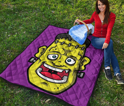 Cartoon Frankenstein Print Quilt