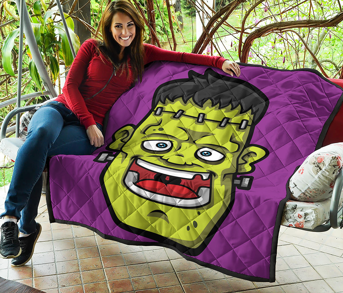 Cartoon Frankenstein Print Quilt