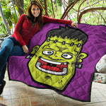 Cartoon Frankenstein Print Quilt