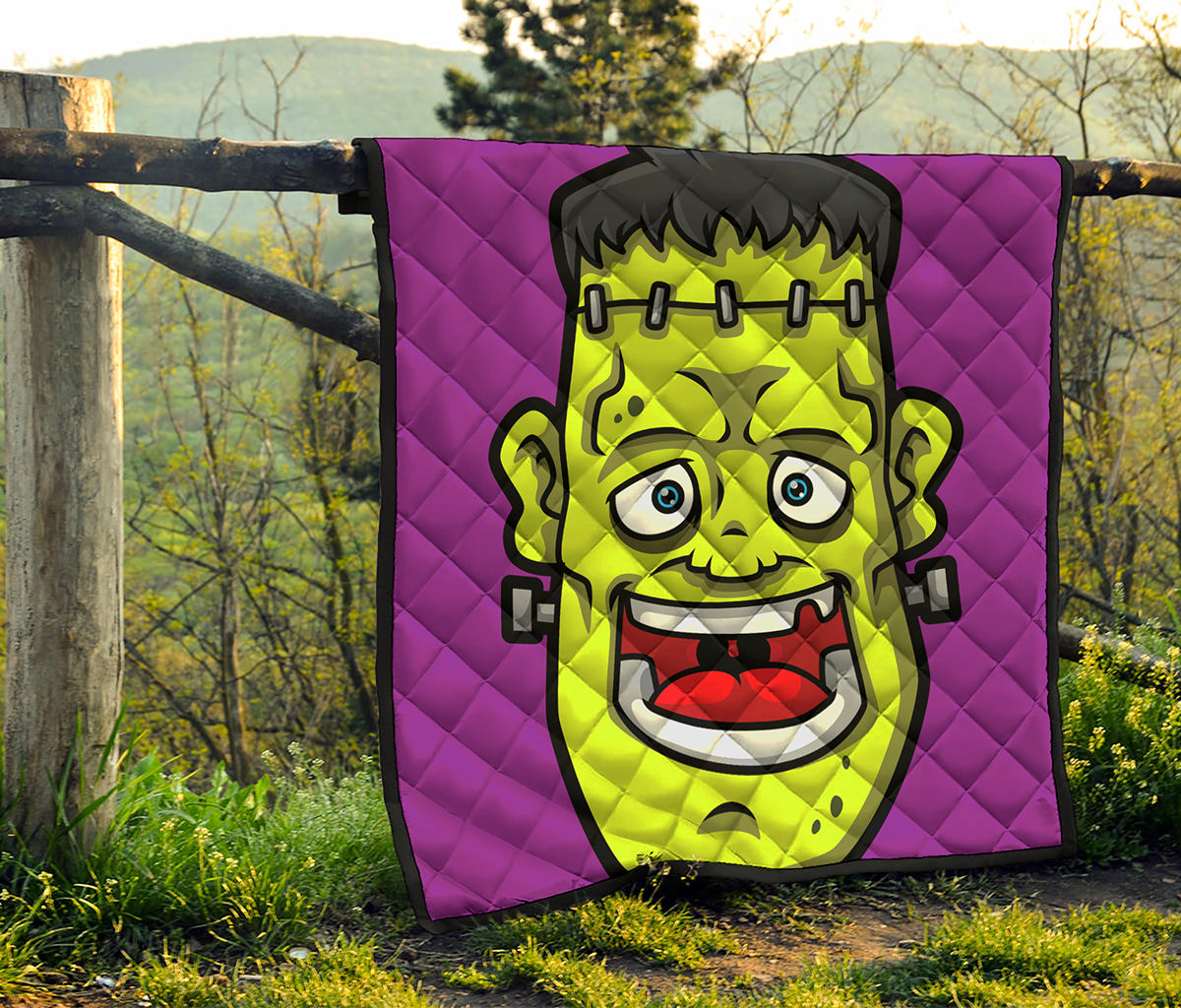 Cartoon Frankenstein Print Quilt