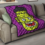 Cartoon Frankenstein Print Quilt