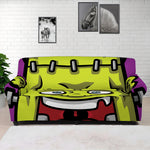 Cartoon Frankenstein Print Sofa Cover