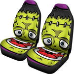 Cartoon Frankenstein Print Universal Fit Car Seat Covers