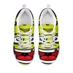 Cartoon Frankenstein Print White Sneakers