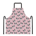 Cartoon French Bulldog Pattern Print Apron