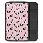 Cartoon French Bulldog Pattern Print Car Center Console Cover