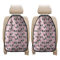 Cartoon French Bulldog Pattern Print Car Seat Organizers