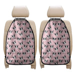 Cartoon French Bulldog Pattern Print Car Seat Organizers
