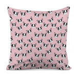 Cartoon French Bulldog Pattern Print Pillow Cover
