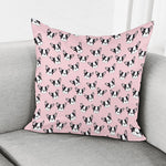 Cartoon French Bulldog Pattern Print Pillow Cover