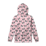 Cartoon French Bulldog Pattern Print Pullover Hoodie