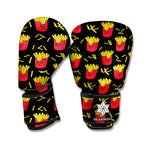 Cartoon French Fries Pattern Print Boxing Gloves